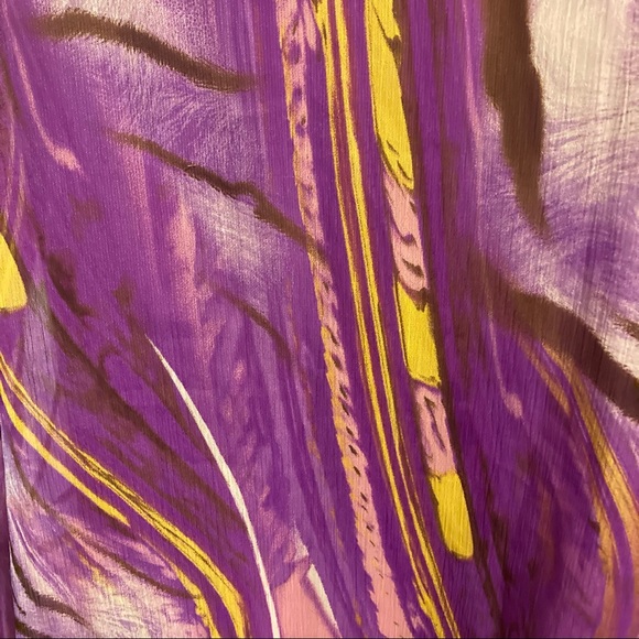 Twelve by twelve Purple yellow Camisole style top - Picture 3 of 6